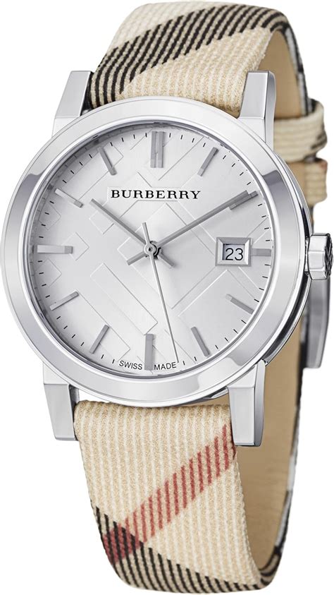 burberry leather brown watch strap|burberry watch straps only.